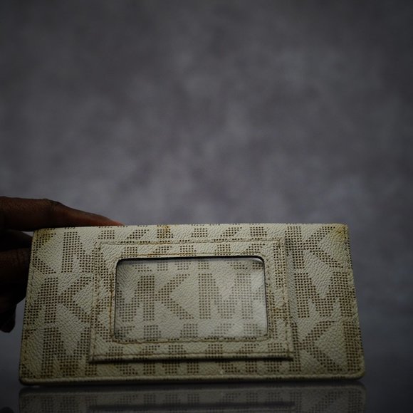 Michael Kors Monogram Checkbook Wallet - Picture 4 of 6